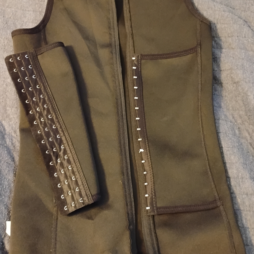 Olive Green Corset Vest